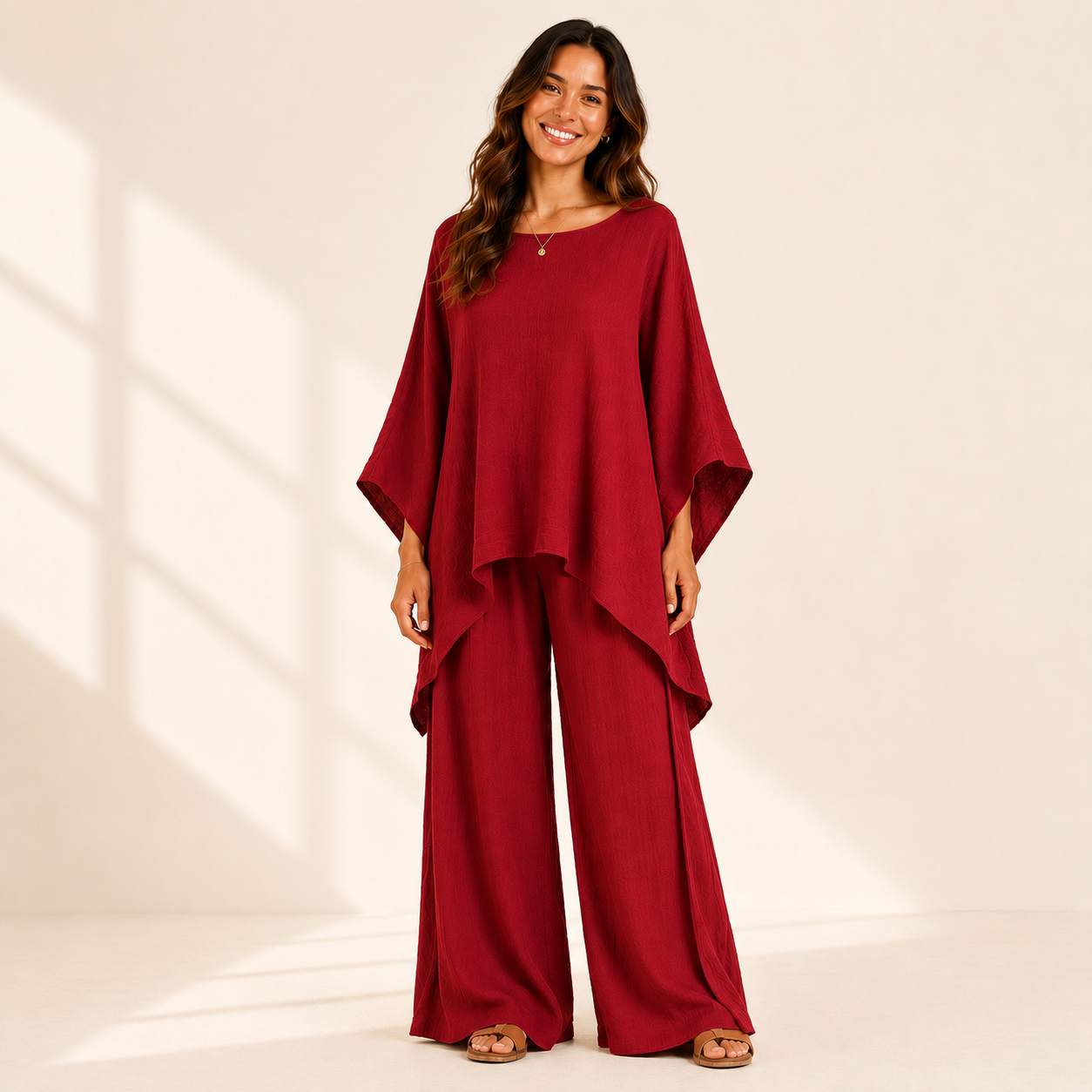 Sienna Draped Two-Piece Set