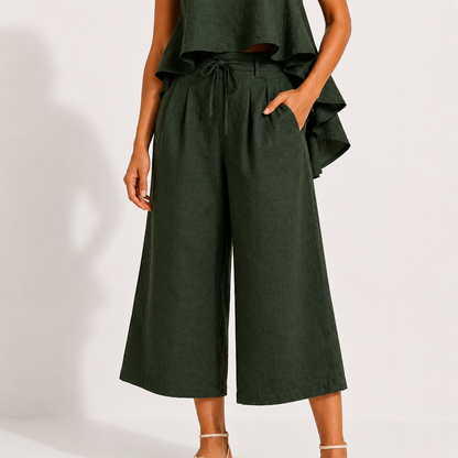 Amara Ruffle Trouser Set