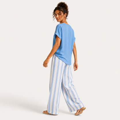 Livia Stripe Trouser Set