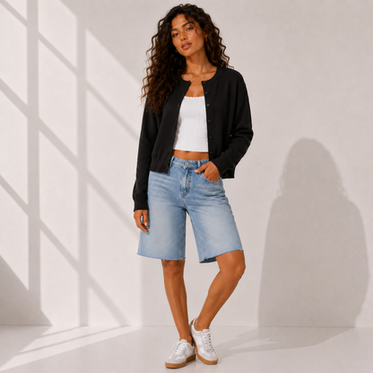 Noa Cropped Cardigan
