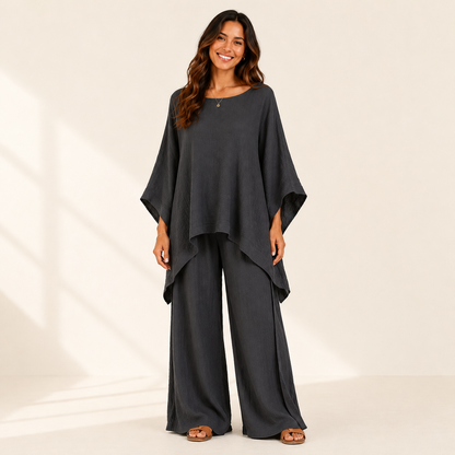 Sienna Draped Two-Piece Set